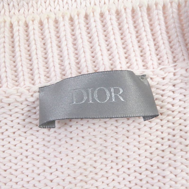 DIOR Homme 21AW 143m656at294 Kenny Scharf Logo Embroidery Short Sleeve Knit