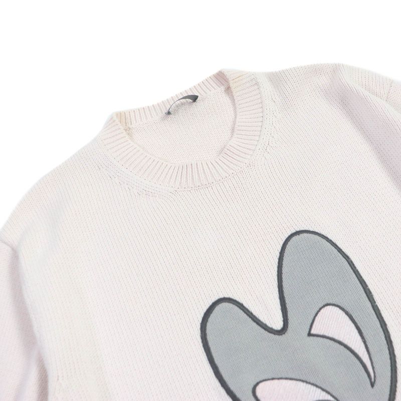 DIOR Homme 21AW 143m656at294 Kenny Scharf Logo Embroidery Short Sleeve Knit
