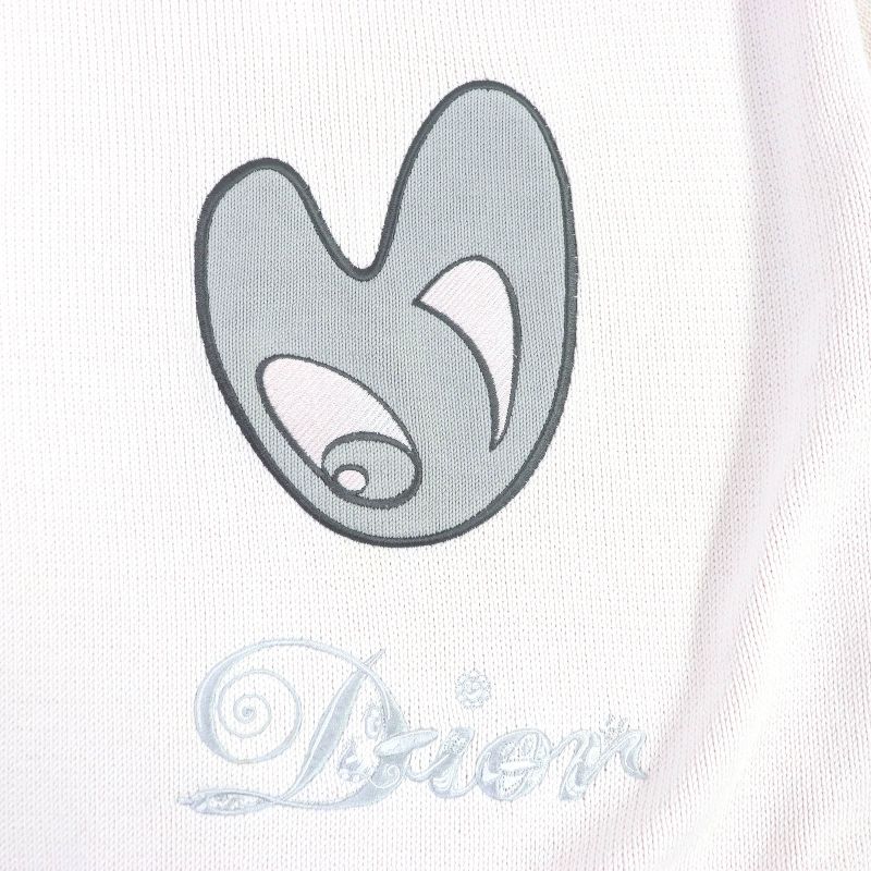 DIOR Homme 21AW 143m656at294 Kenny Scharf Logo Embroidery Short Sleeve Knit