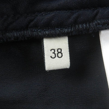 Gucci 493591 Silk Blend Velour Pants Bottoms With Bijoux Navy 36 Made In Italy