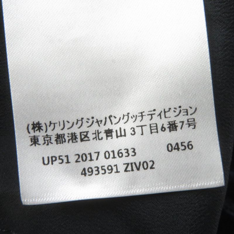 Gucci 493591 Silk Blend Velour Pants Bottoms With Bijoux Navy 36 Made In Italy