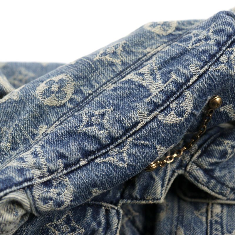 Louis Vuitton Supreme Hda91wall Cotton 100% Cowhide Monogram Logo Allover