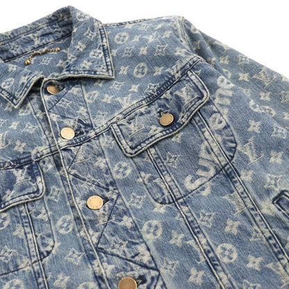 Louis Vuitton Supreme Hda91wall Cotton 100% Cowhide Monogram Logo Allover