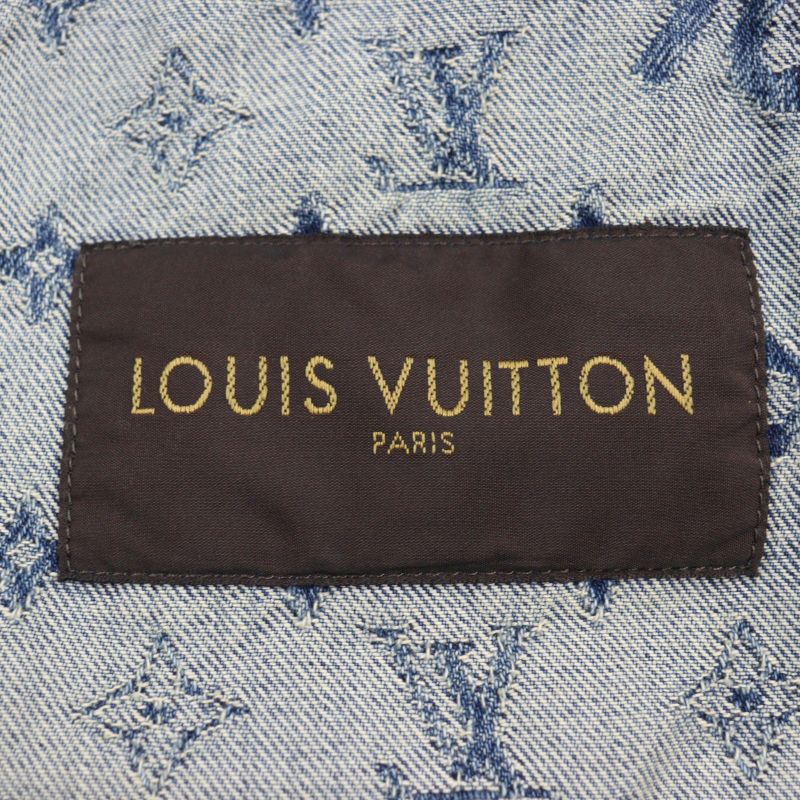 Louis Vuitton Supreme Hda91wall Cotton 100% Cowhide Monogram Logo Allover