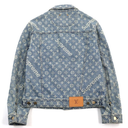 Louis Vuitton Supreme Hda91wall Cotton 100% Cowhide Monogram Logo Allover