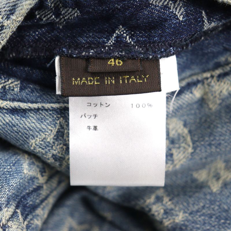 Louis Vuitton Supreme Hda91wall Cotton 100% Cowhide Monogram Logo Allover