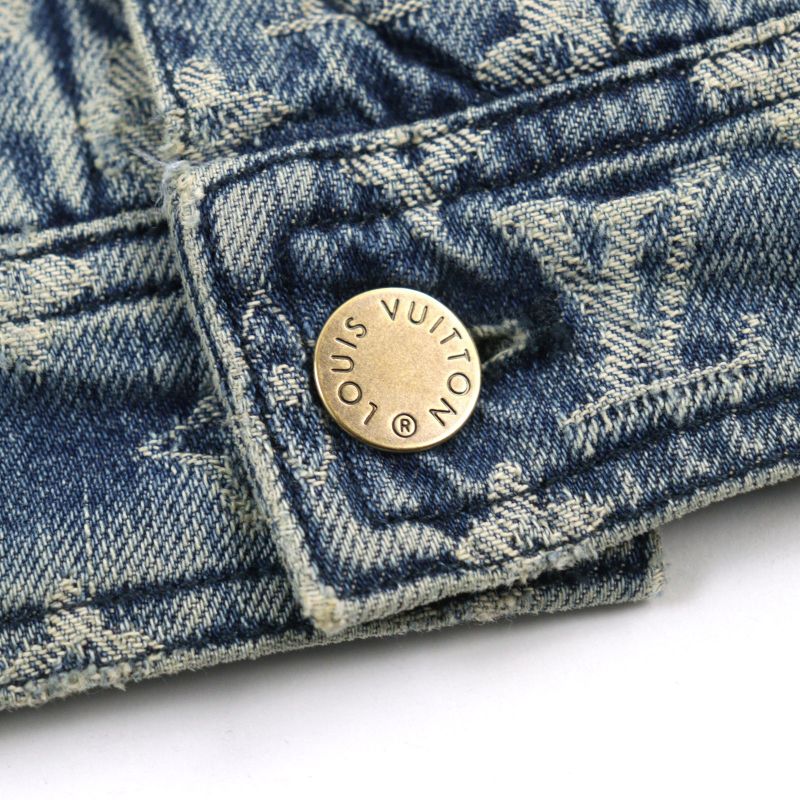 Louis Vuitton Supreme Hda91wall Cotton 100% Cowhide Monogram Logo Allover