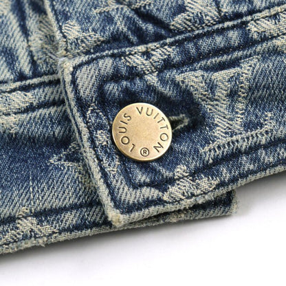 Louis Vuitton Supreme Hda91wall Cotton 100% Cowhide Monogram Logo Allover