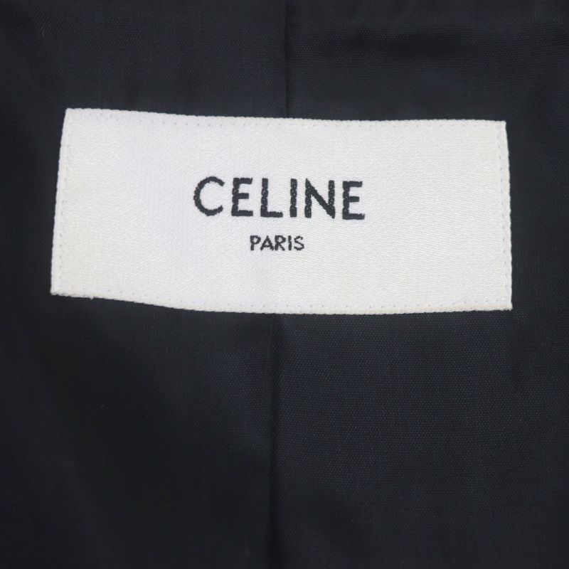 Celine 2v28h353q Teddy Jacket With Satin Artist Print Teddy Veneer Jacket