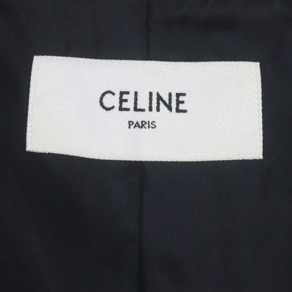 Celine 2v28h353q Teddy Jacket With Satin Artist Print Teddy Veneer Jacket