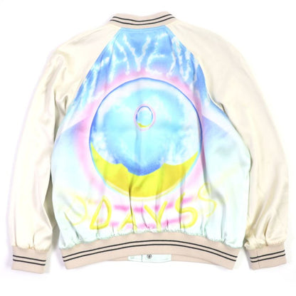 Celine 2v28h353q Teddy Jacket With Satin Artist Print Teddy Veneer Jacket