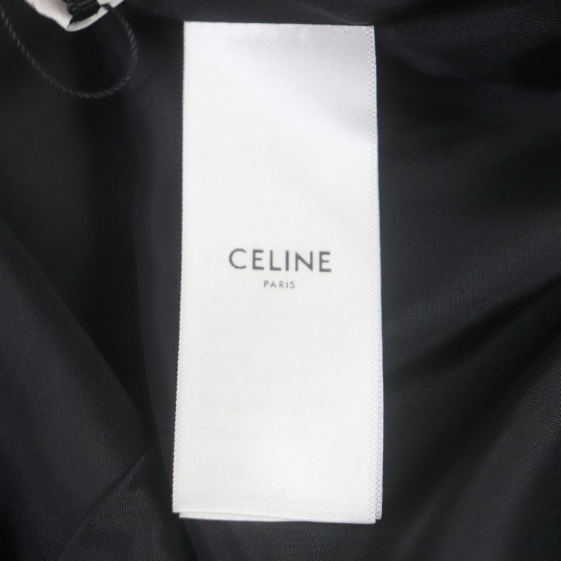 Celine 2v28h353q Teddy Jacket With Satin Artist Print Teddy Veneer Jacket