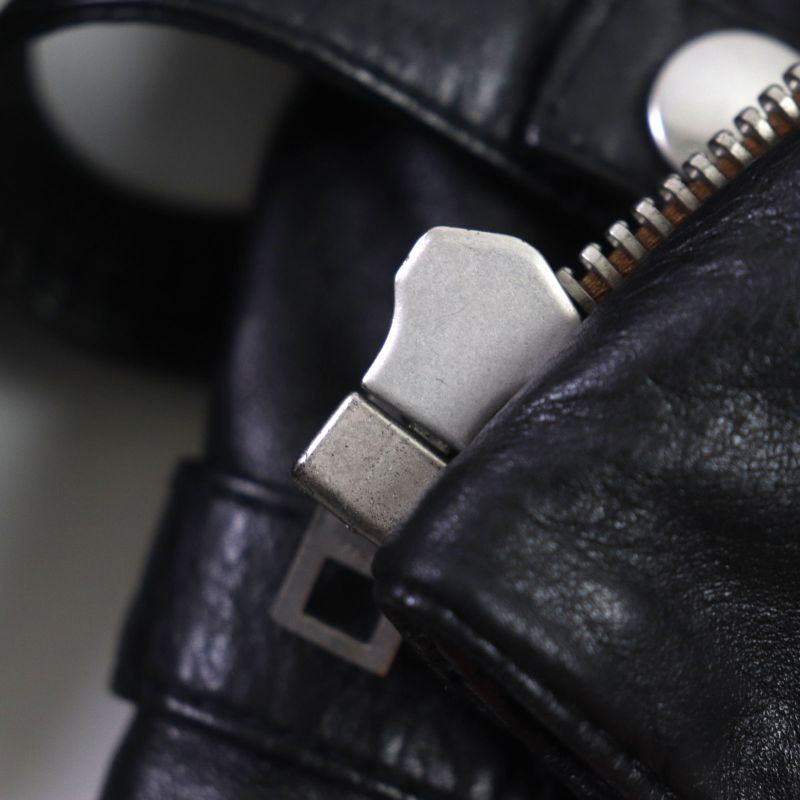 Celine 20SS 2e467297d Eddie Period Washed Calfskin Riders Jacket Black 48 Made