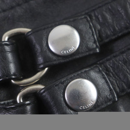 Celine 20SS 2e467297d Eddie Period Washed Calfskin Riders Jacket Black 48 Made