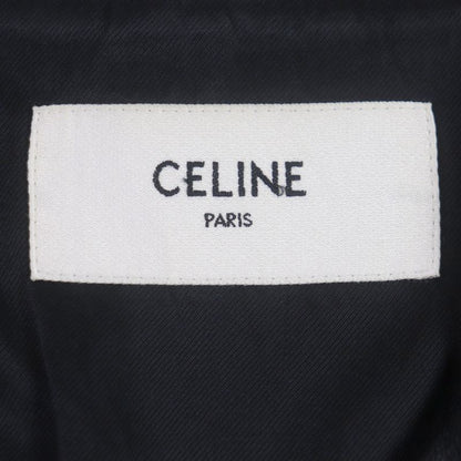 Celine 20SS 2e467297d Eddie Period Washed Calfskin Riders Jacket Black 48 Made