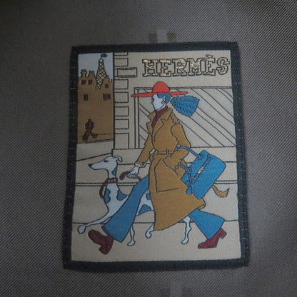 Hermes Saint Honore 100% Cashmere Rayon Beret With Serie Hardware Brown 58 With