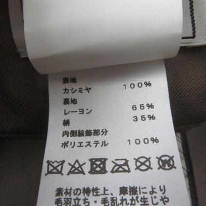 Hermes Saint Honore 100% Cashmere Rayon Beret With Serie Hardware Brown 58 With