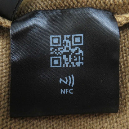 Prada 19 P24z0l 100% Cashmere Crew Neck With Triangle Logo Short Sleeves Brown