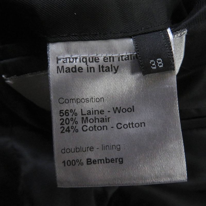 DIOR Homme DIOR Homme 07SS 7e4120300083 Eddie Period Staggered Lattice Mohair