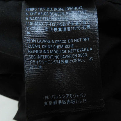 Balenciaga 2019 520497 New Swing 100% Cotton Back Logo Print Bar Tie Long