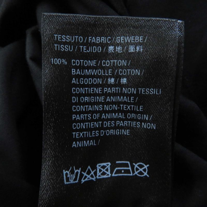 Balenciaga 2019 520497 New Swing 100% Cotton Back Logo Print Bar Tie Long