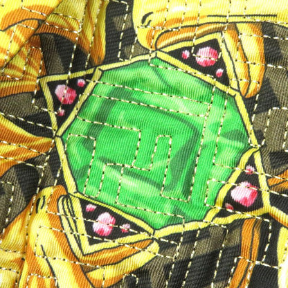 Fendace 22AW Fj7258 Fendi Versace 100% Silk FF Logo Baroque Pattern Mid Sleeve