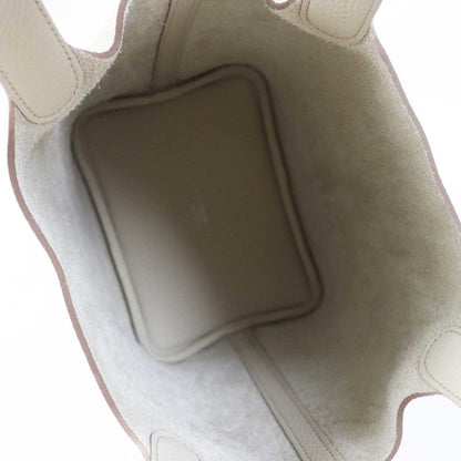 Hermes Picotin Lock PM 18 Beton Silver Hardware Taurillon Clemence Handbag