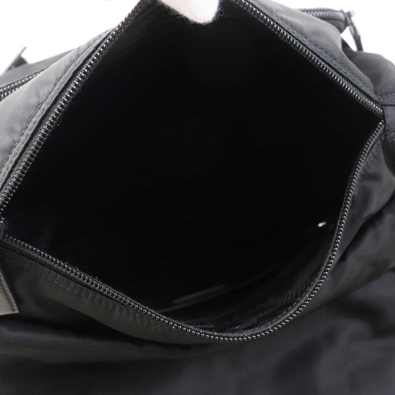 Prada 1bd953 Re-nylon Shoulder Bag With Pouch NERO Black Storage With Bag