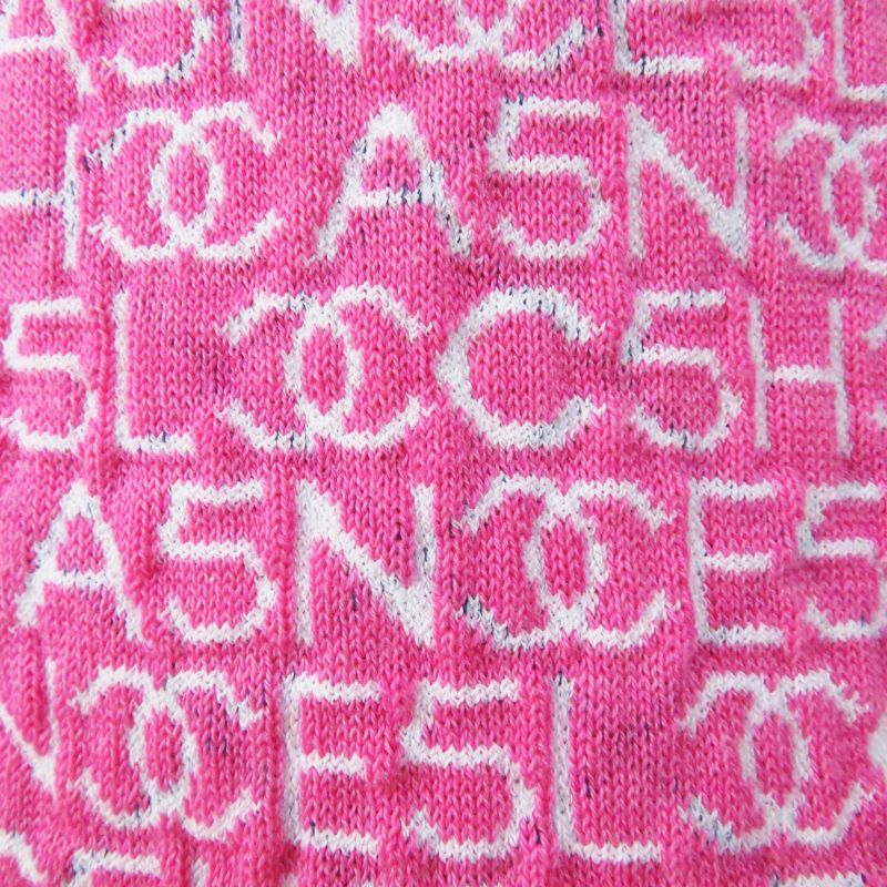 CHANEL 20P P63016 Rhinestone Coco Mark Buttoned Lined Full Patterned Denim