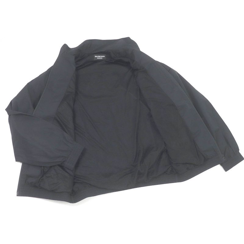 Balenciaga Wardrobe 2021 662984 Logo Embroidery FREE Back Print Nylon Jacket