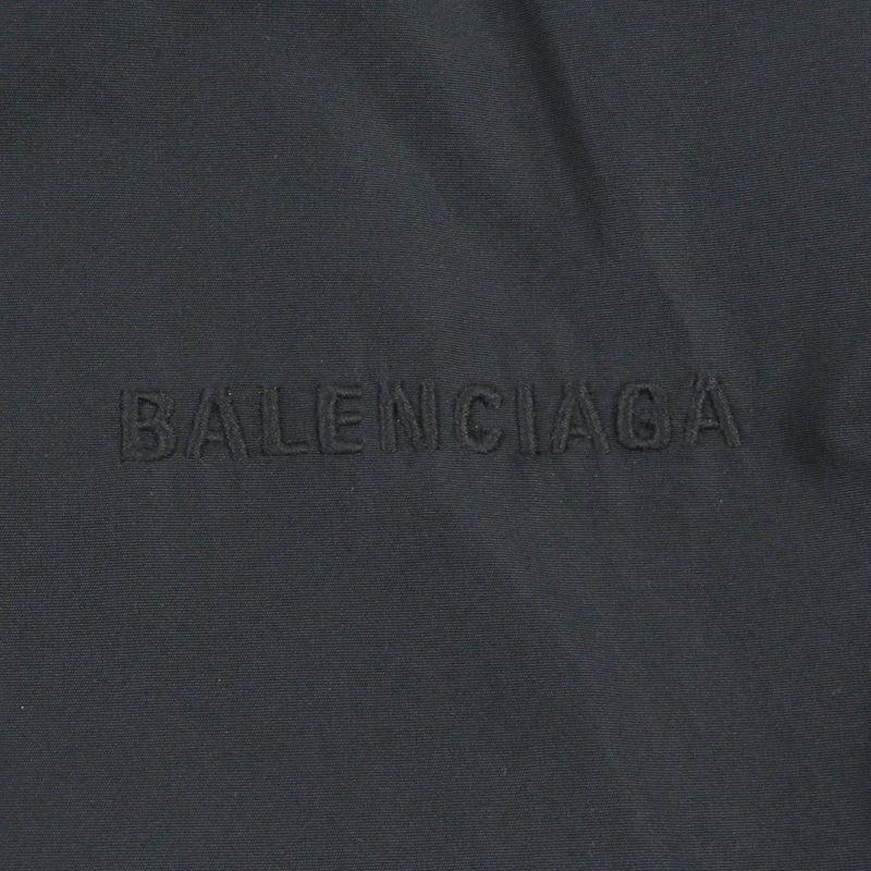 Balenciaga Wardrobe 2021 662984 Logo Embroidery FREE Back Print Nylon Jacket