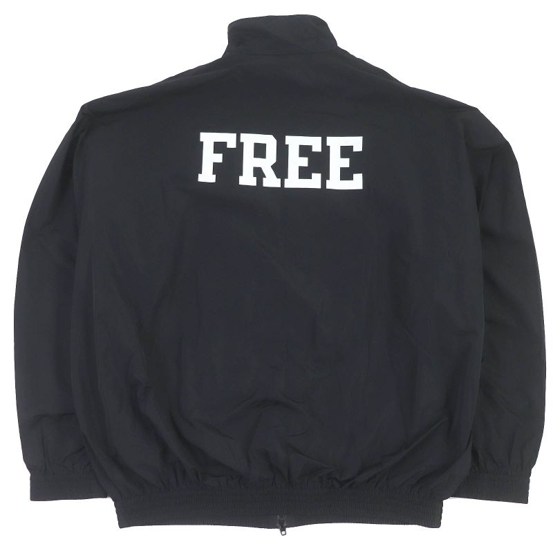 Balenciaga Wardrobe 2021 662984 Logo Embroidery FREE Back Print Nylon Jacket