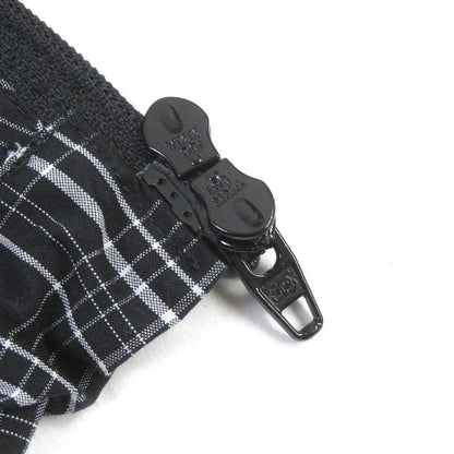 Balenciaga 19SS 571439 Logo Embroidery Oversized Poplin Check Shirt Blouson