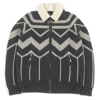 Louis Vuitton 13AW Camel 100% Collar Mouton Lamb Leather Use Karakoram Cowtin