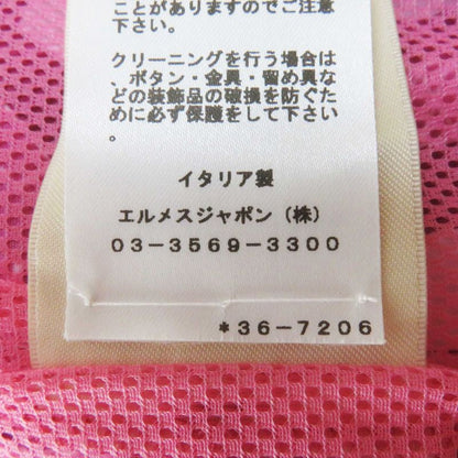 Hermes 23SS 3e0253dw Fantaisie D'etriers Stirrup Fantasy Sporty Vest Pink