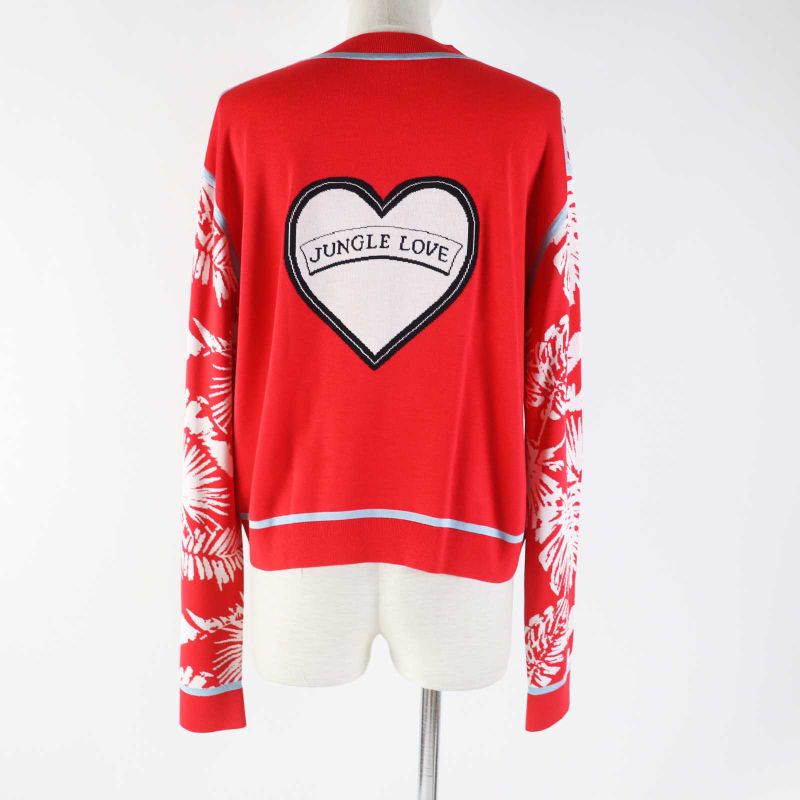 Hermes 23SS 3e2816d3 Jungle LOVE Jungle Love Silk Rayon Long Sleeve Knit / Top