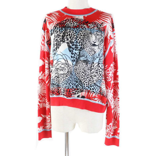 Hermes 23SS 3e2816d3 Jungle LOVE Jungle Love Silk Rayon Long Sleeve Knit / Top