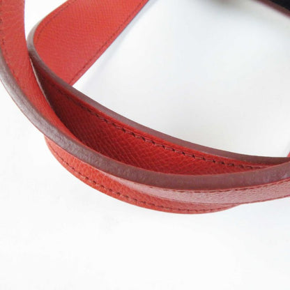 Hermes Petit H Petit Ashe Vaux Epson Felt Tote Bag Coral Pink Navy Storage