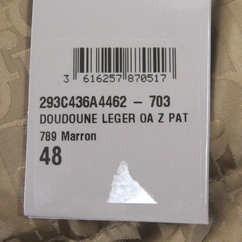 DIOR Homme 22AW 293c436a4462 Oblique Total Pattern Logo Patch WZIP Down Jacket