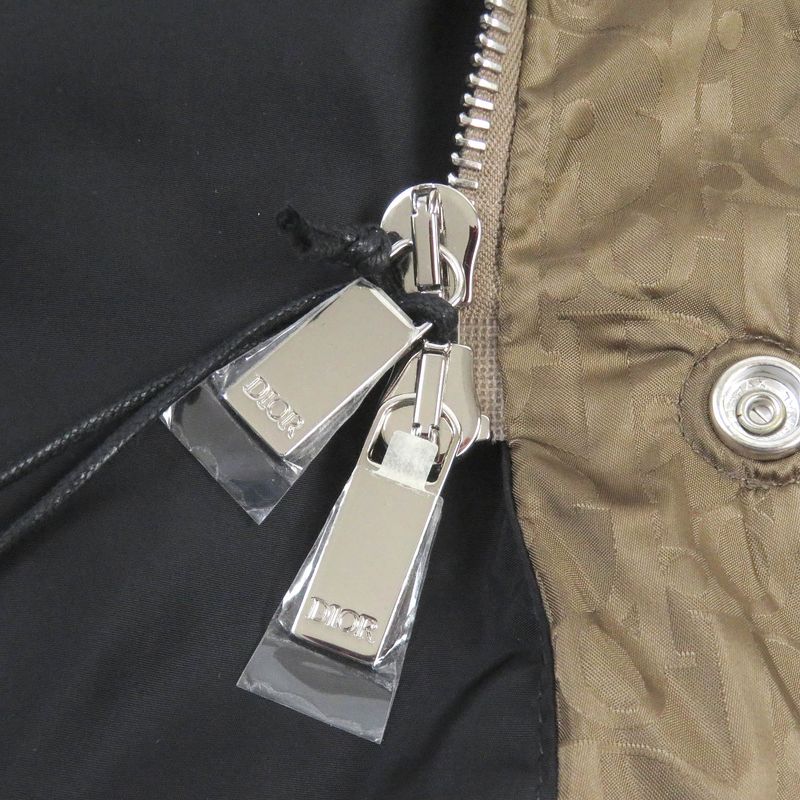 DIOR Homme 22AW 293c436a4462 Oblique Total Pattern Logo Patch WZIP Down Jacket