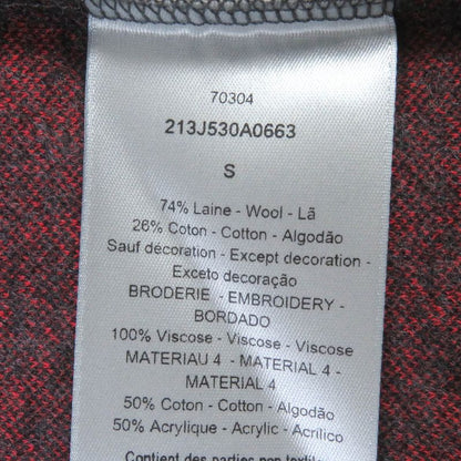 DIOR Homme 21AW 213j530a0663 Atelier Wool Cotton Stripe Short Sleeve Baseball