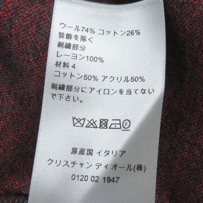 DIOR Homme 21AW 213j530a0663 Atelier Wool Cotton Stripe Short Sleeve Baseball