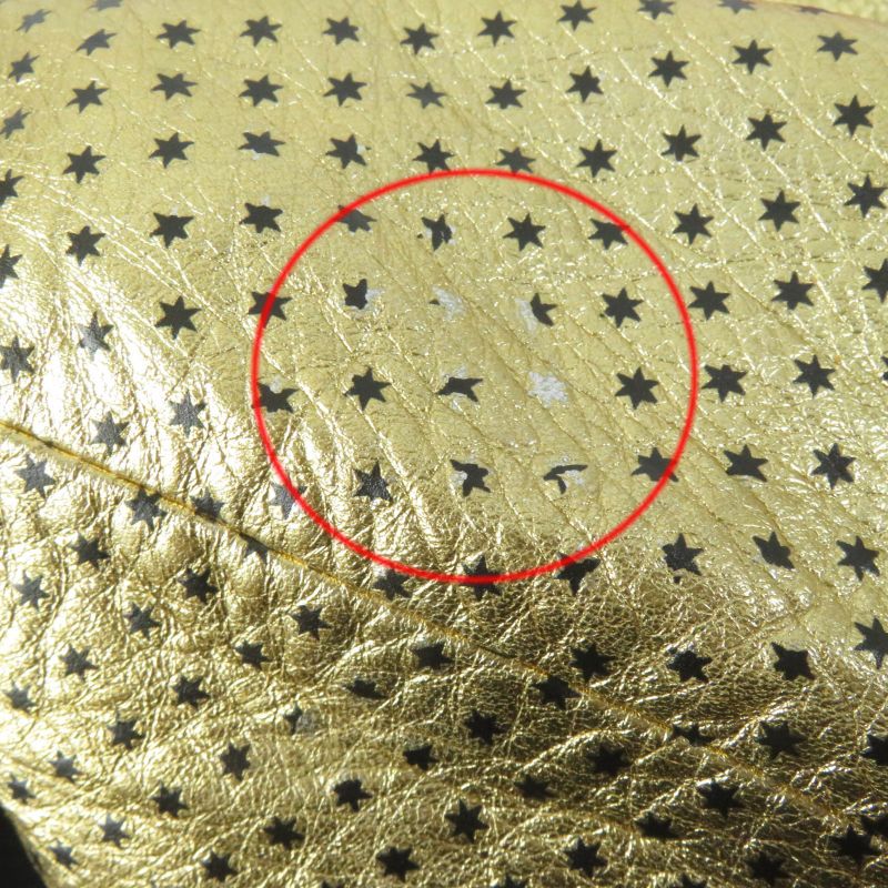 Gucci 19AW 519455 Lamb Skin Guccy Back Logo Bomber Jacket Gold 38 Made In Italy