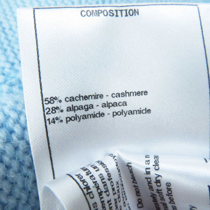 CHANEL P62193 19B Cashmere Alpaca Rhinestone Coco Button Shaggy Knit Cardigan