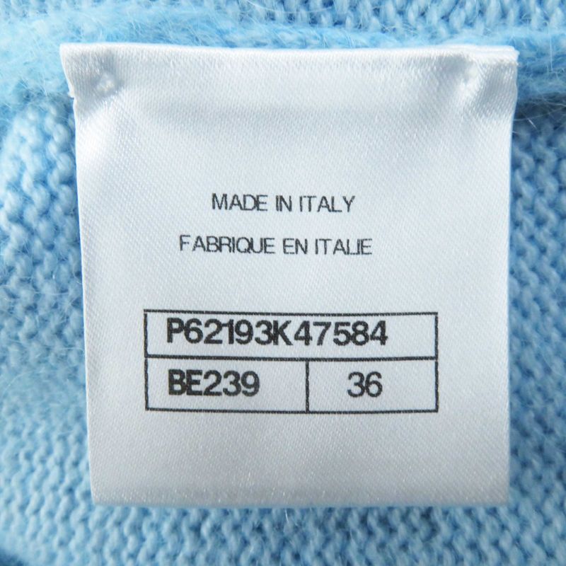 CHANEL P62193 19B Cashmere Alpaca Rhinestone Coco Button Shaggy Knit Cardigan