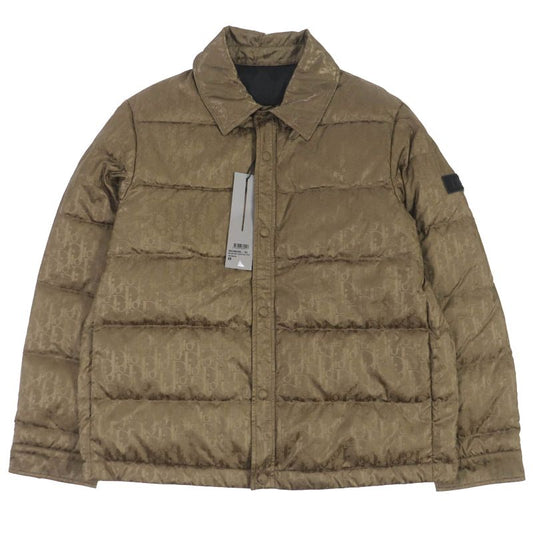 Dior Homme 22aw 293c436a4462 Oblique Total Pattern Logo Patch Wzip Down Jacket