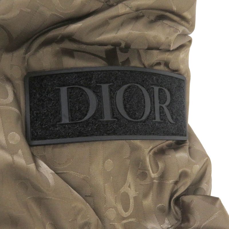 Dior Homme 22aw 293c436a4462 Oblique Total Pattern Logo Patch Wzip Down Jacket