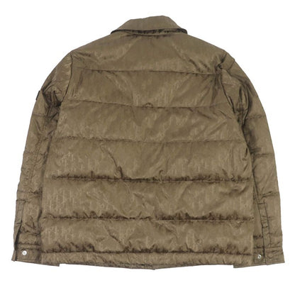 Dior Homme 22aw 293c436a4462 Oblique Total Pattern Logo Patch Wzip Down Jacket