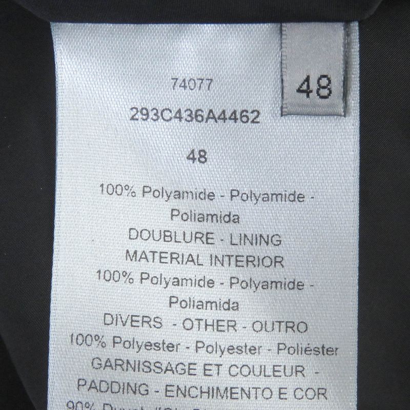 Dior Homme 22aw 293c436a4462 Oblique Total Pattern Logo Patch Wzip Down Jacket