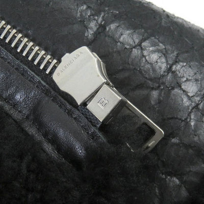 Balenciaga 17AW 436548 Bombardier Shearling Jacket Sheepskin Collar Logo